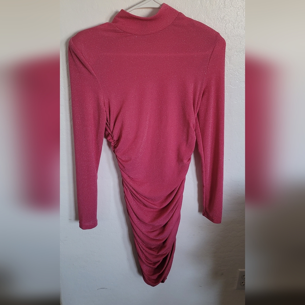 Shein Sparkling Pink Dress